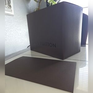 Authentic Louis Vuitton Rich Brown Storage Box